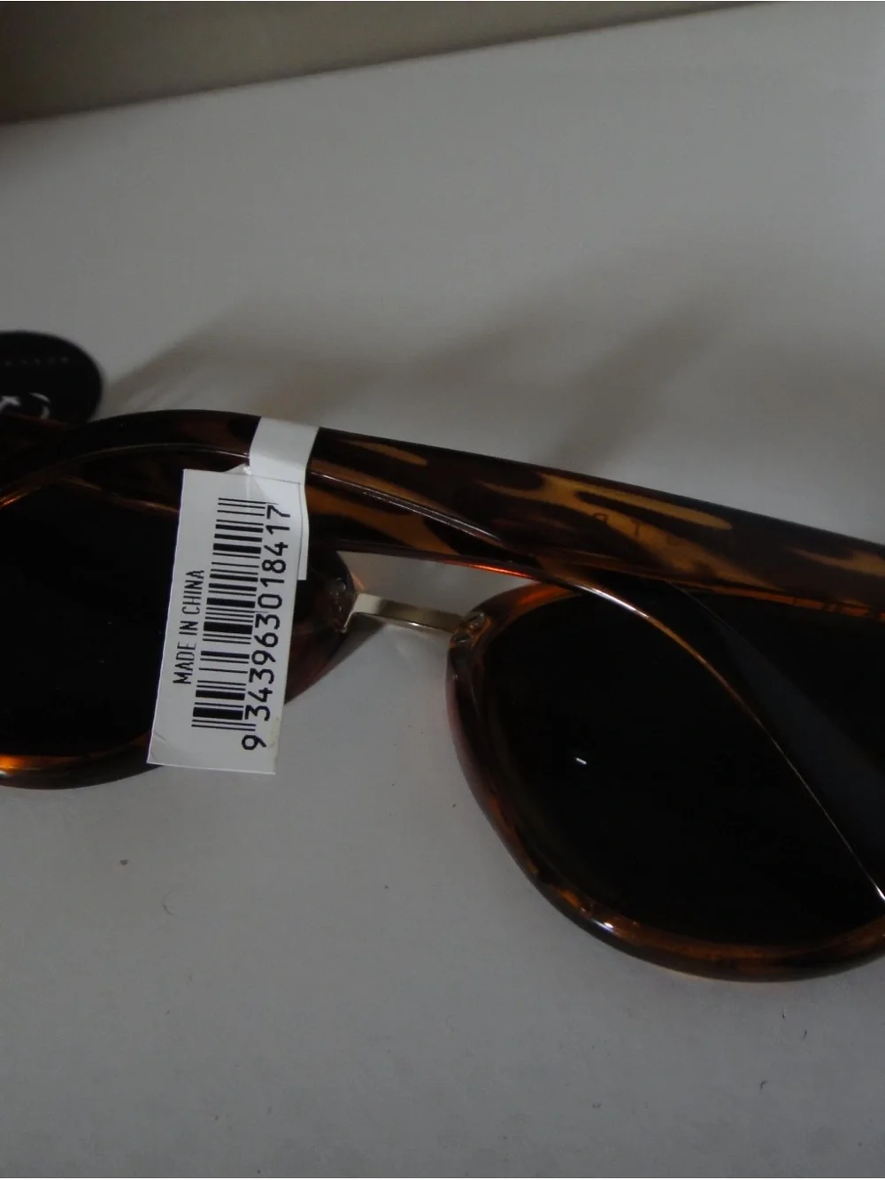 Quay Australia Tortoise Cat-Eye Sunglasses with Dark Lenses